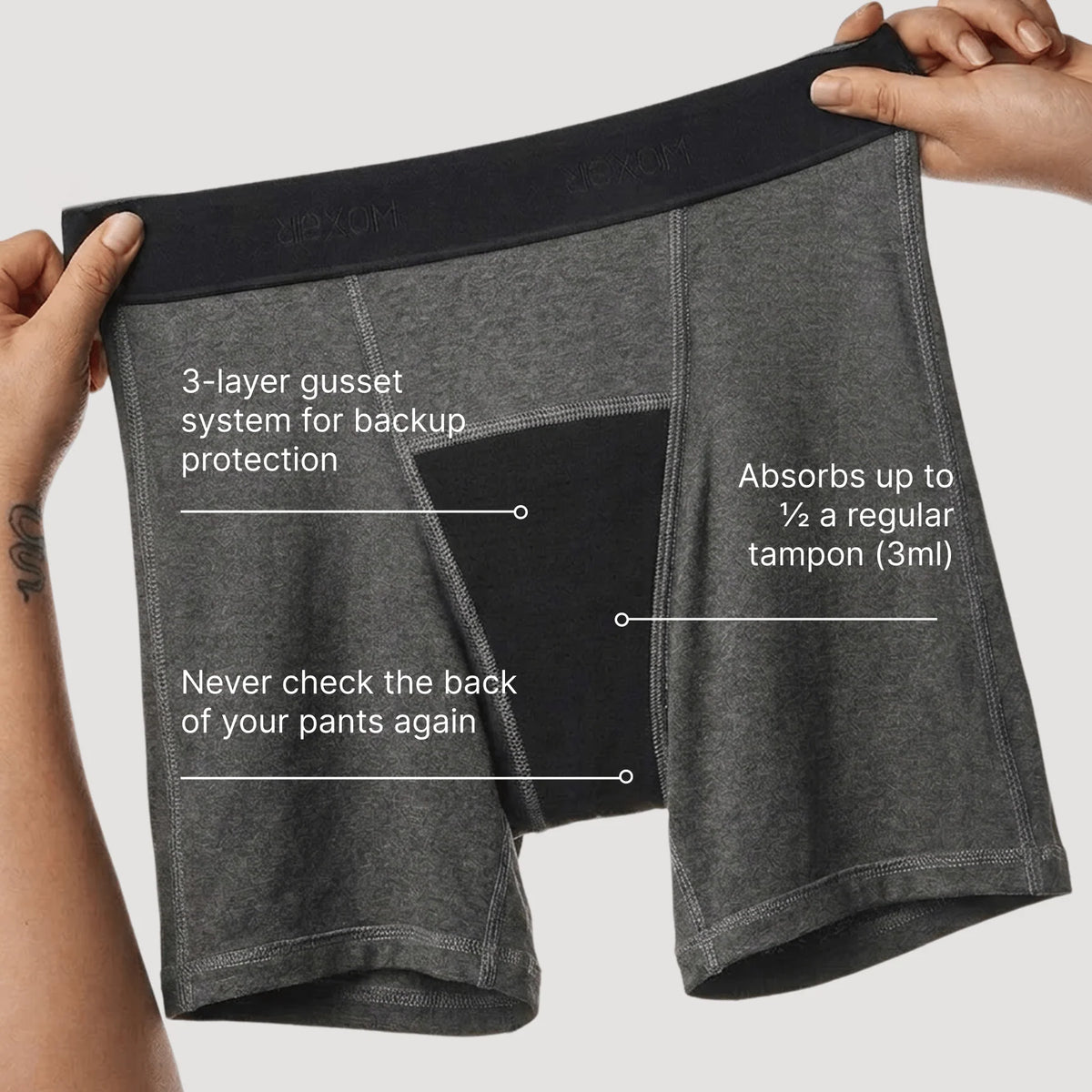 Baller Period Backup Charcoal Heather 2.0
