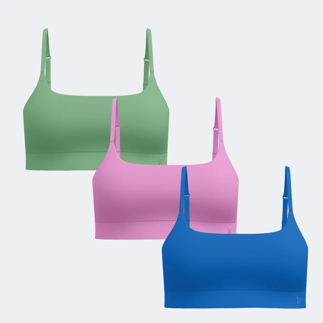 Bralette Luxe Sorbet 3-Pack