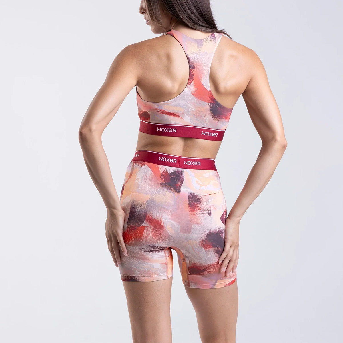 Baller High Waisted Crimson Canvas