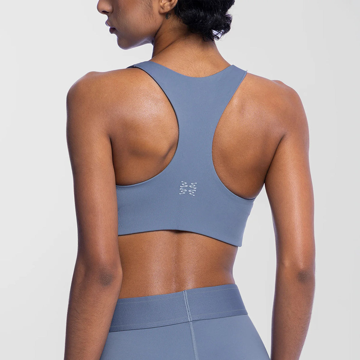 Win Boss Sports Bra Steel Blue