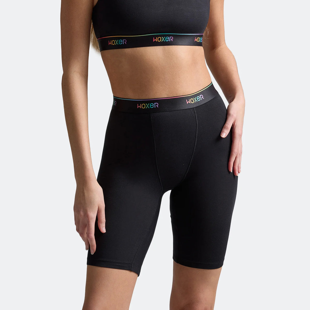 Biker High Waisted Pride Black 7-Pack