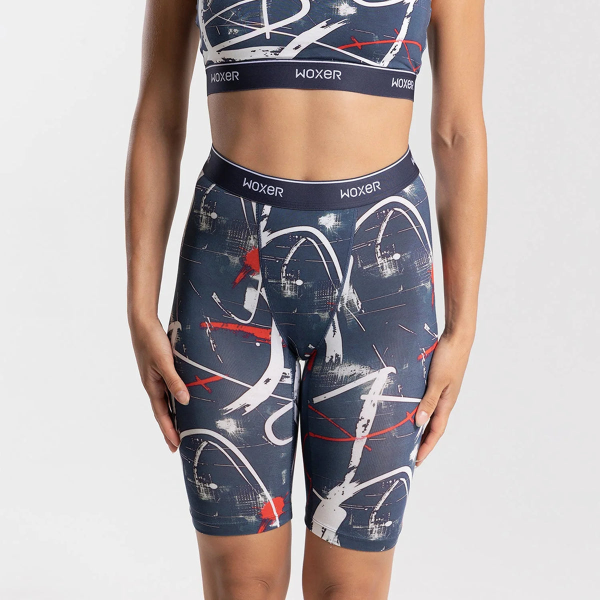 Biker High Waisted Muralist 5-Pack
