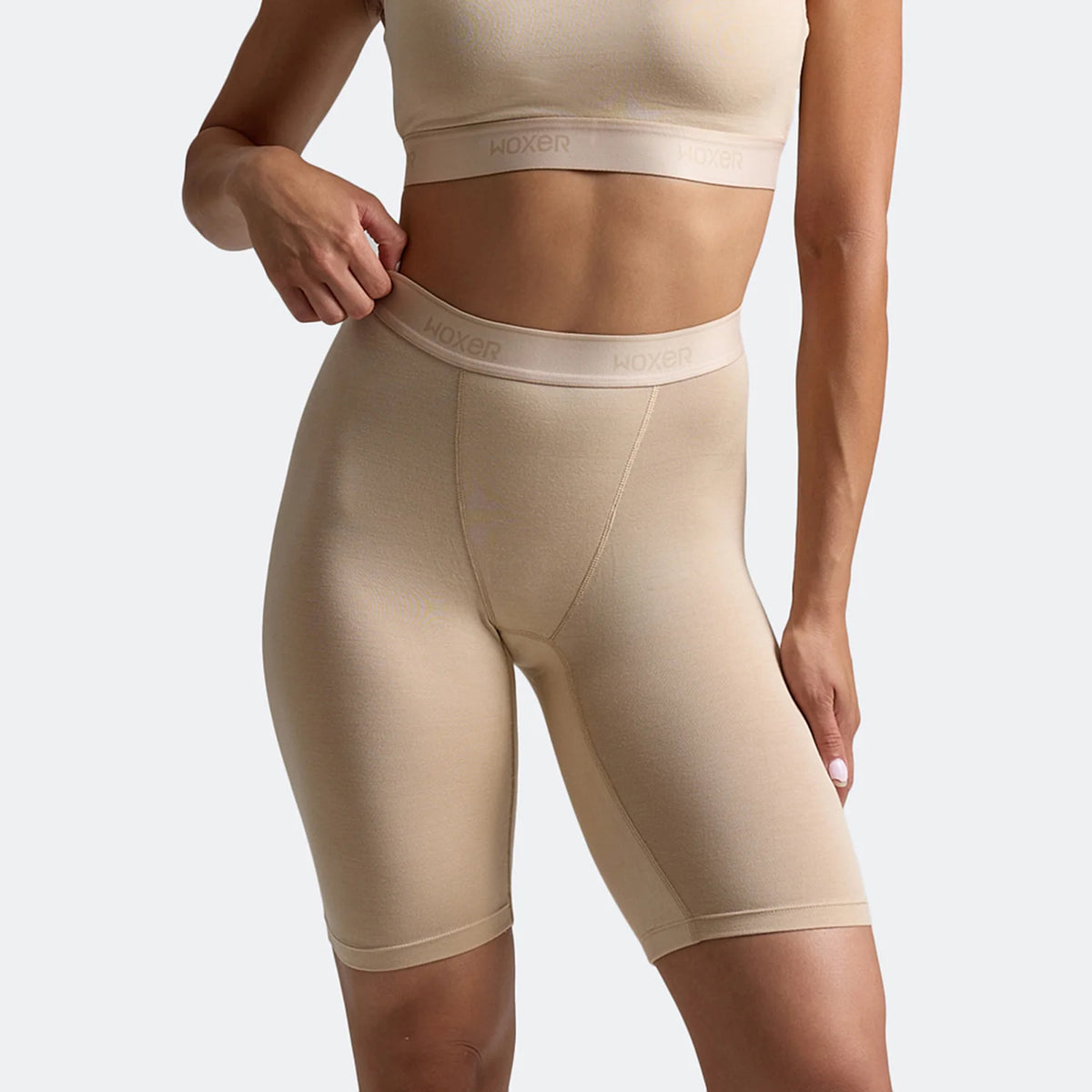 Biker High Waisted Latte 3.0